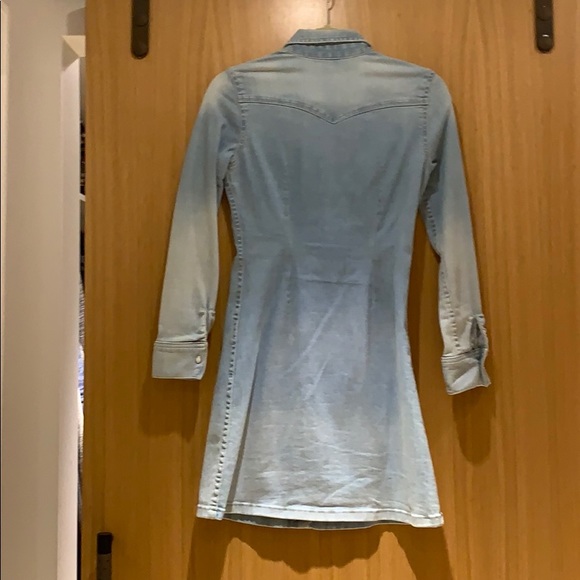AG Adriano Goldschmied LIGHTombré denim mini dress - Picture 6 of 8